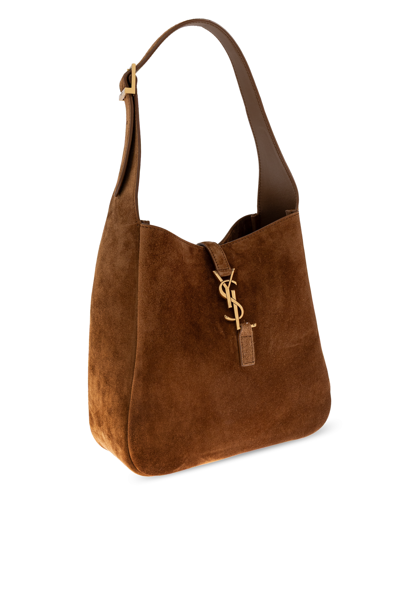Brązowy Torba na ramię `LE 5 a 7 Supple Small` Saint Laurent